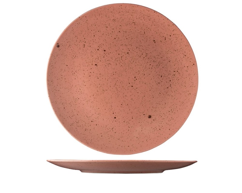 Assiette plate sans rebord 30 cm, Lifestyle Terracotta -Lilien