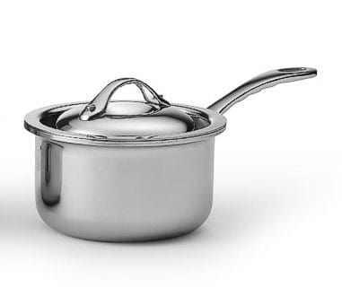 Mini casserole en inox couvercle incl., 0,35L