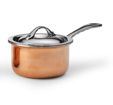 Mini casserole en cuivre couvercle incl., 0,35L