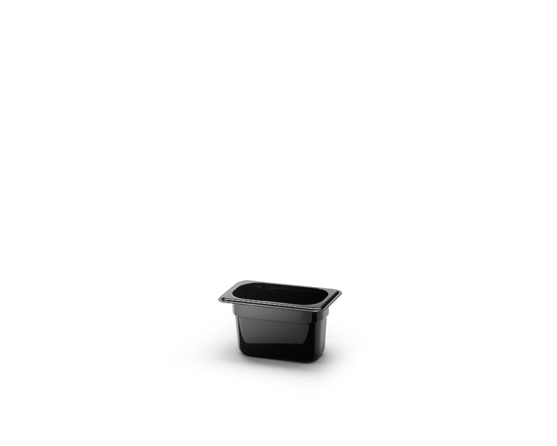 Gastro Norm en plastique GN1/9, noir - Patina