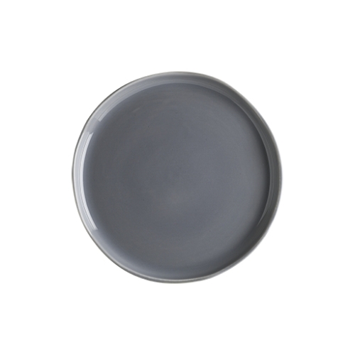 Assiette 21 cm, grise, Cras - Bonna