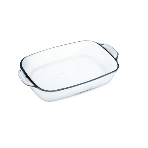 Plat à four en verre allongé, 40 x 27 cm - Simax