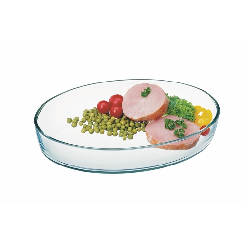 Plat à four ovale en verre, 40 x 27 cm - Simax