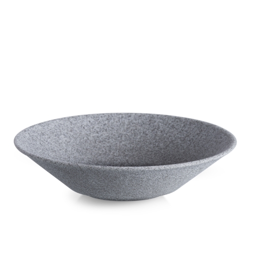 Assiette creuse brute n° 1, 27 cm, gris - Benedikt