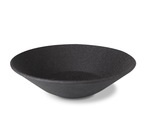Assiette creuse Raw no 9, 27 cm, noir - Benedikt