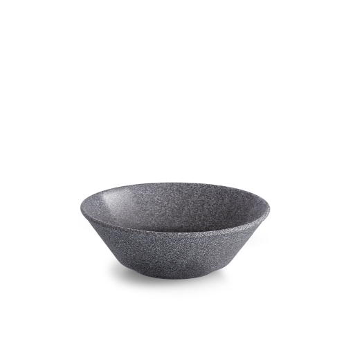 Bol Hazy no 4, Semi-émaillé, 15 cm, Gris foncé - Benedikt