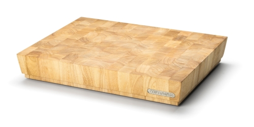 Planche à découper en bois d'hévéa, 48x36x7,3 cm - Continenta