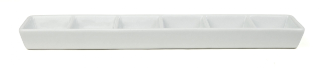 Plat de service rectangulaire, 6 compartiments - Xantia
