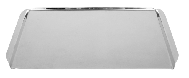 Plaque pour la cuisson inox, 36,3 x 17,8 cm - Exxent
