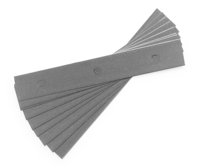 Lames pour grattoir à barbecue 65271, 10 cm, 10 pcs - Exxent