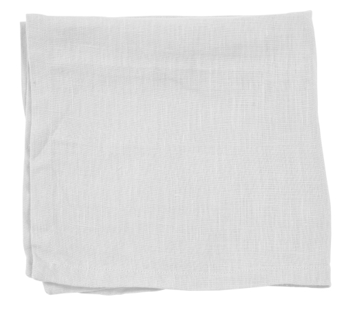 Tissu en lin, blanc, 160 x 330 cm - Xantia