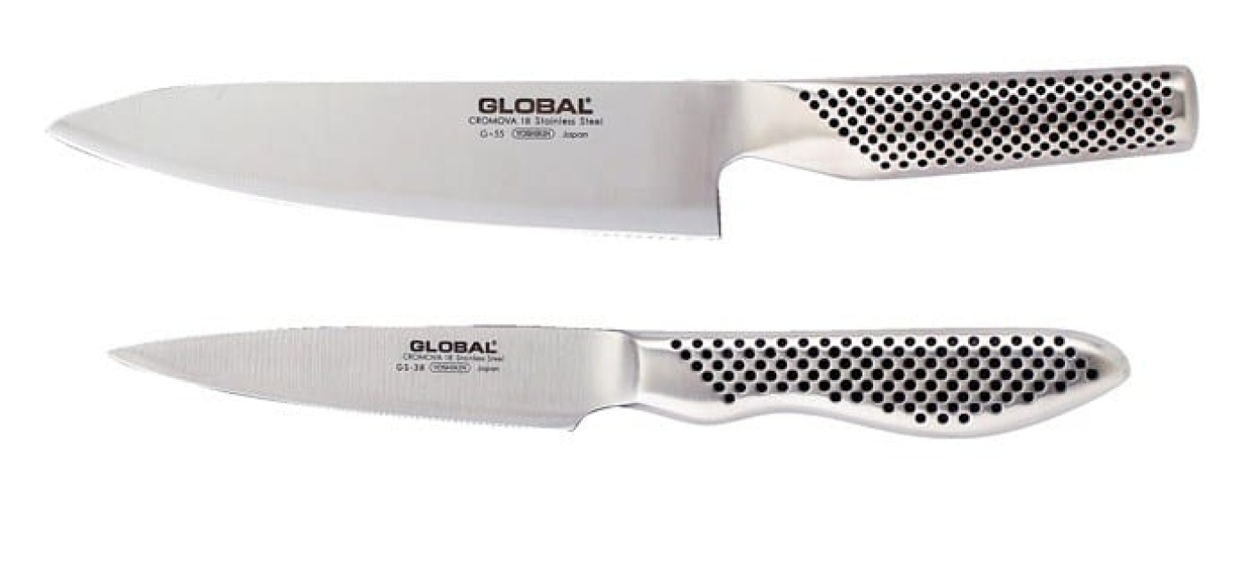 Set de couteaux Global avec G-55, GS-38