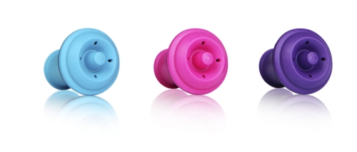 Wine Stoppers en différentes couleurs, paquet de 3 - Vacuvin