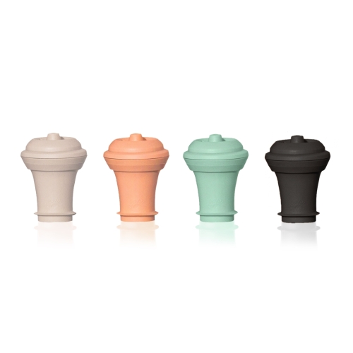 Wine Stoppers Loop en différentes couleurs, paquet de 4 - Vacuvin