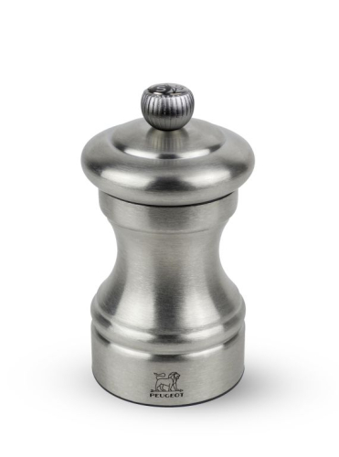 Moulin à Sel, 10 cm, Bistro Chef, Acier Inoxydable - Peugeot