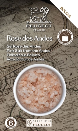 Sel à Moudre, Rose, 350 g, Bolivie - Peugeot