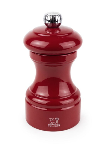 Moulin à sel, 10 cm, Bistrorama, Rouge Laqué - Peugeot
