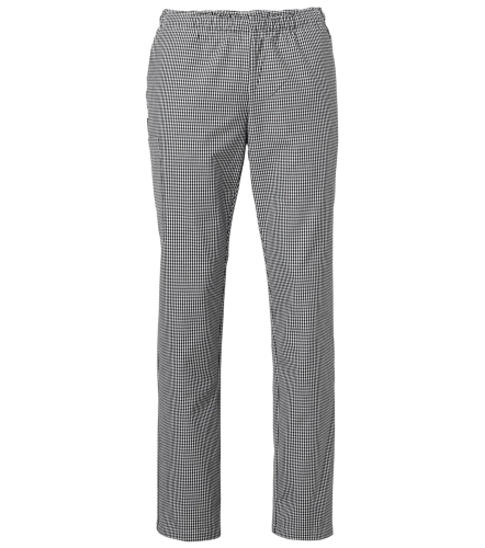 Pantalon, unisexe, pied-de-poule noir - Segers