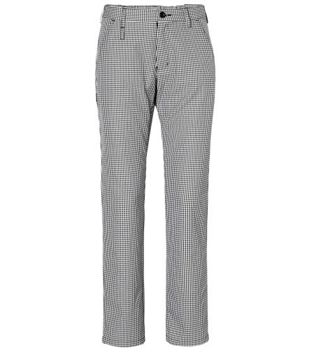 Pantalon, femme, pied-de-poule noir - Segers