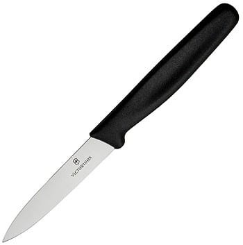 Couteau d'office 8 cm, plastique noir - Victorinox