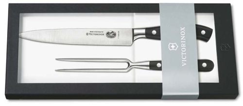 Service à découper, couteau et fourchette à steak - Victorinox