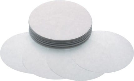 Papier ciré pour presse à hamburger, paquet de 250, Ø 107 mm