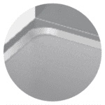 Disque supérieur fraisé (perle)