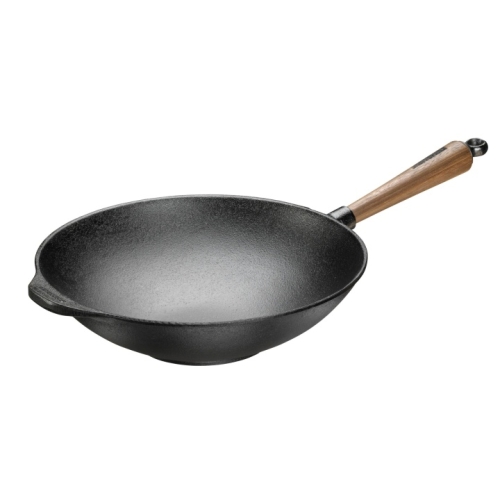 Wok avec manche en noyer - Skeppshult