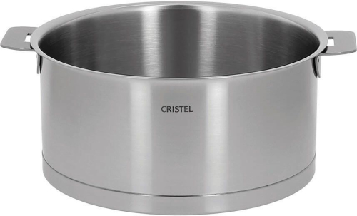Cocotte basse, poignées amovibles, Strate - Cristel - 24 cm