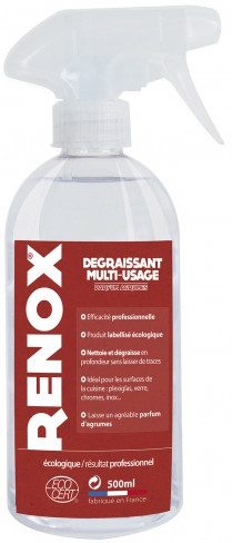 Renox, Spray dégraissant bio, 500ml - Cristel