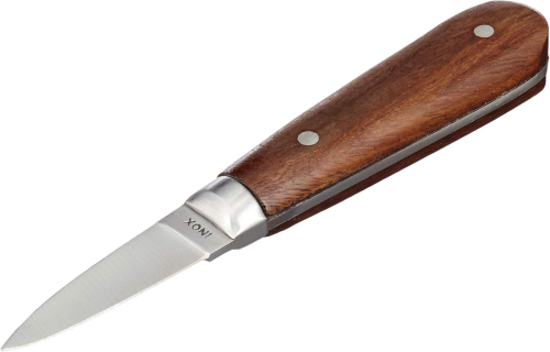 Couteau à huîtres avec manche en bois