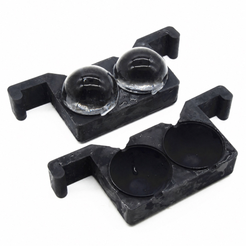 Insert pour moule à glace transparente, Boules - 2 pièces