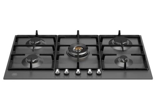 Table de cuisson à gaz Heritage, 90 cm, Noir mat - Bertazzoni