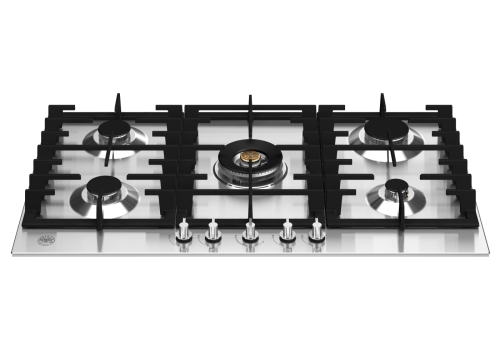 Plaque de cuisson à gaz Modern, 90 cm, Inox - Bertazzoni