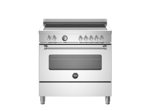 Plaque de cuisson à induction Master, 90 cm, 5 zones, four simple, inox - Bertazzoni