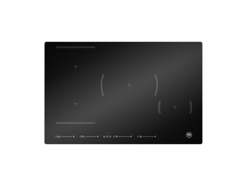 Plaque de cuisson à induction 78 cm, bord biseauté, 4 zones - Bertazzoni