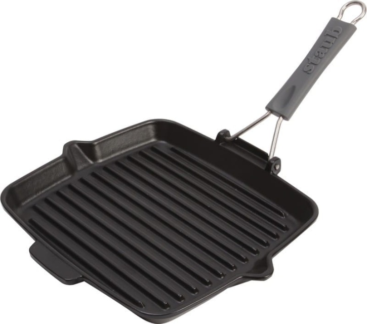 Poêle grill en fonte, 24x24 cm - Staub