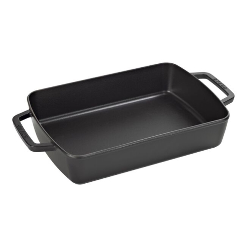 Plat à Four en Fonte, 30x20 cm, noir - Staub