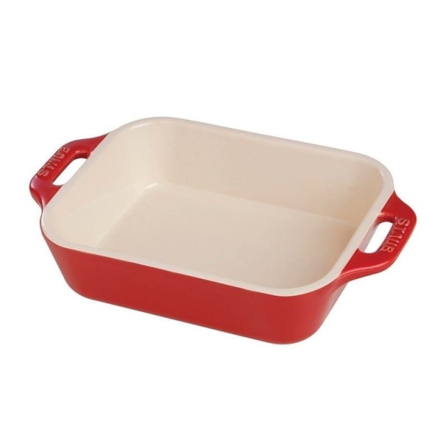 Forme rectangulaire, 34 x 24 cm, Rouge - Staub