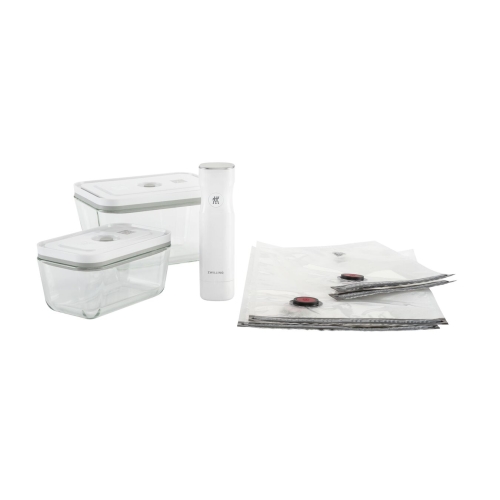 Kit de démarrage complet Fresh & Save, pompe à vide électrique, sacs et pots en verre - Zwilling