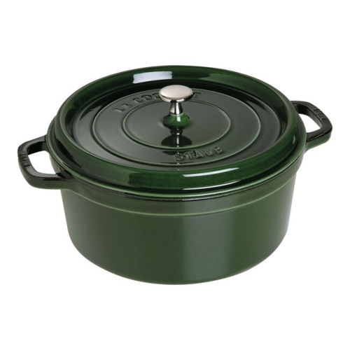Cocotte en Fonte Émaillée, Verte - Staub
