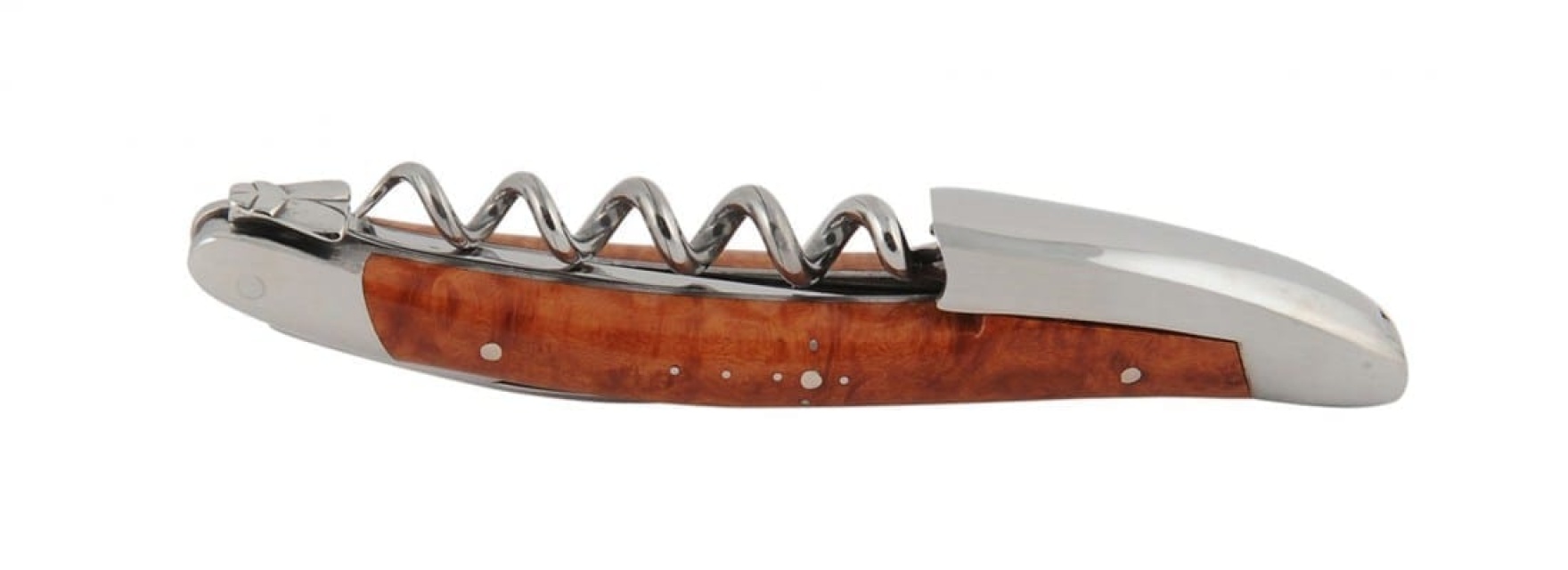 Couteau de chef sommelier, manche en bois de thuya