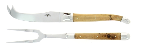 Service à fromage, Manche d'En, brillant, Tradition - Forge de Laguiole