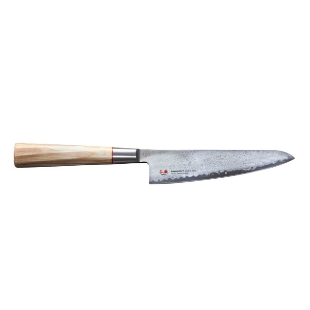 Petit santoku, 14,3 cm - Suncraft Swirl