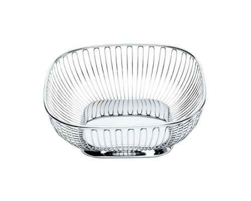 Panier carré en fil de fer, 24 cm - Alessi