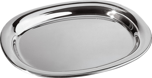 Plat de service en acier inoxydable, 45x32 cm - Alessi