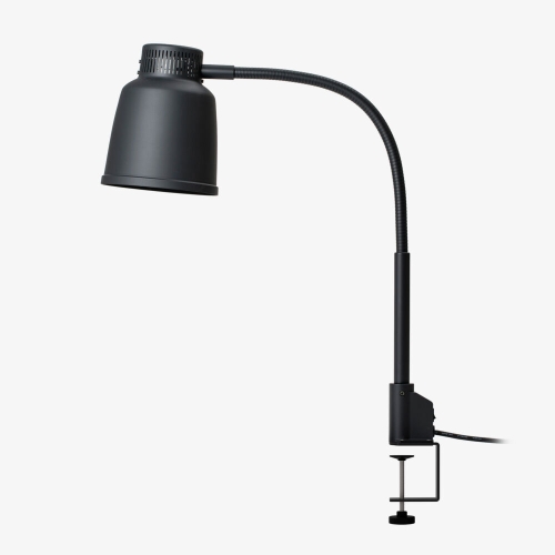 Lampe chauffante d'établi LPF, pince de table, noire - Stayhot