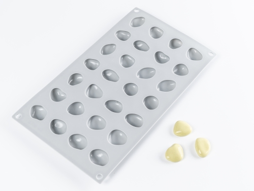 Moule en silicone pour la décoration, pierre - 100% chef