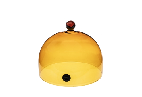Cloche en verre pour pistolet à fumée ø18 cm, Ambre - 100% Chef