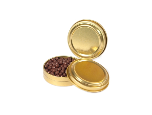 Pot à caviar pour sphères, couleur or, ø6,5 cm - 100% Chef